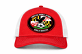 Red and White Trucker