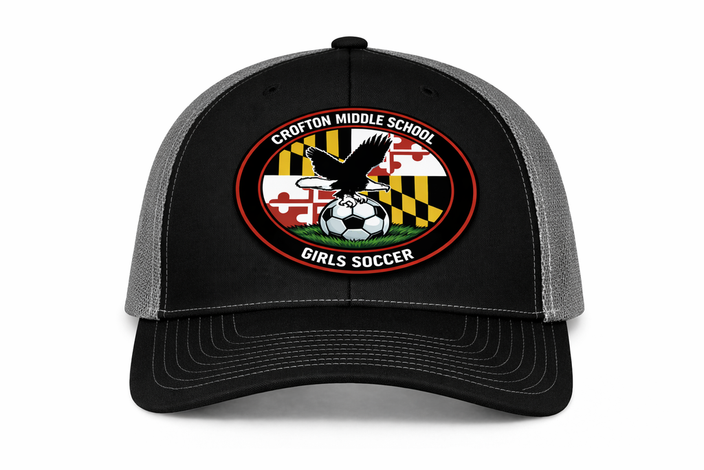 Black and Grey Trucker Hat