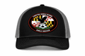 Black and Grey Trucker Hat