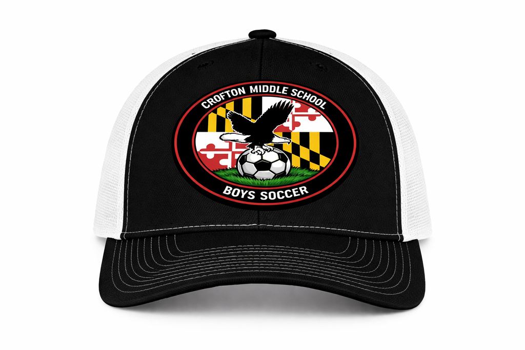 Black and White Trucker