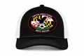 Black and White Trucker