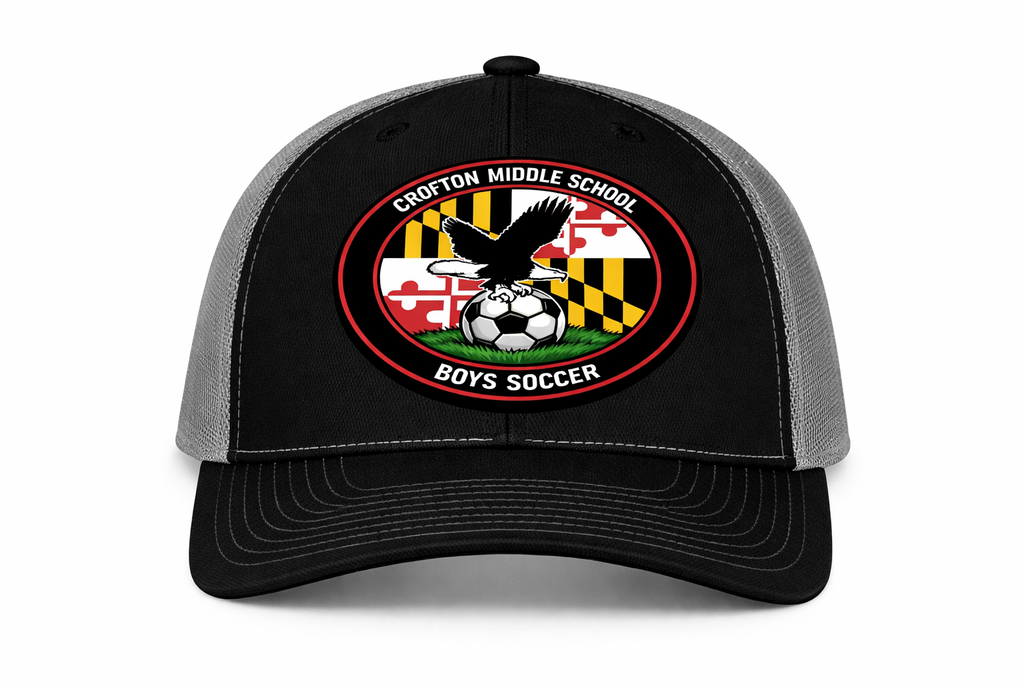 Black and Grey Trucker Hat