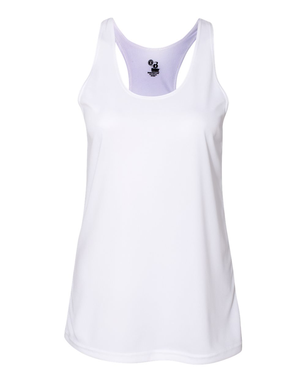 Beech Ballerz White Racer Back Tank
