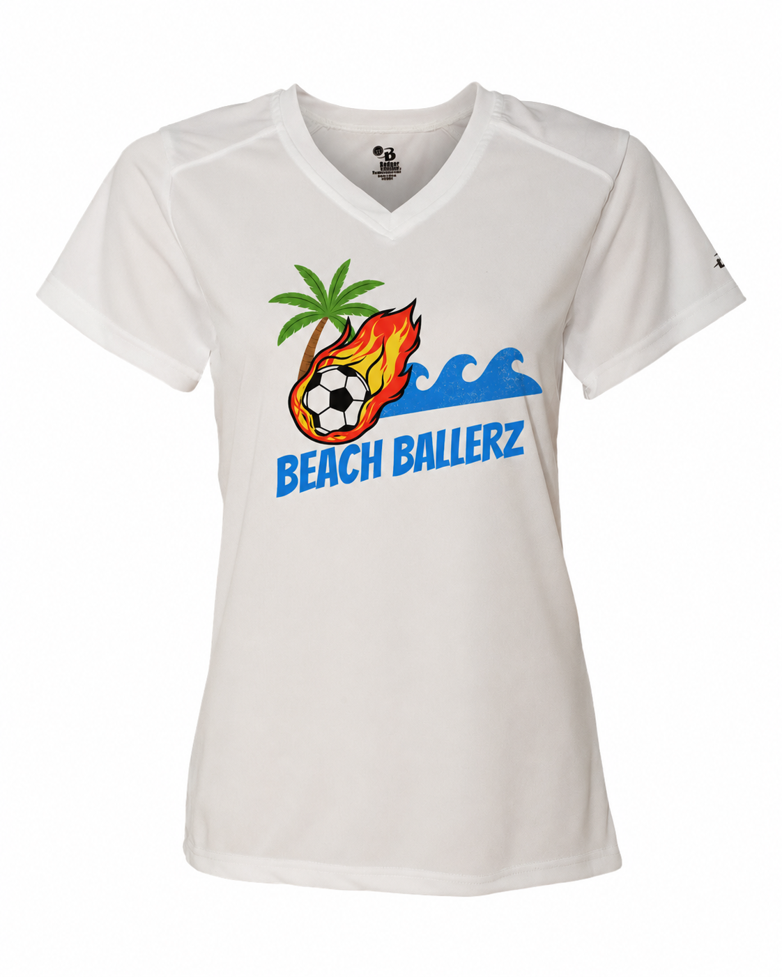 Beech Ballerz Women's White Tech T