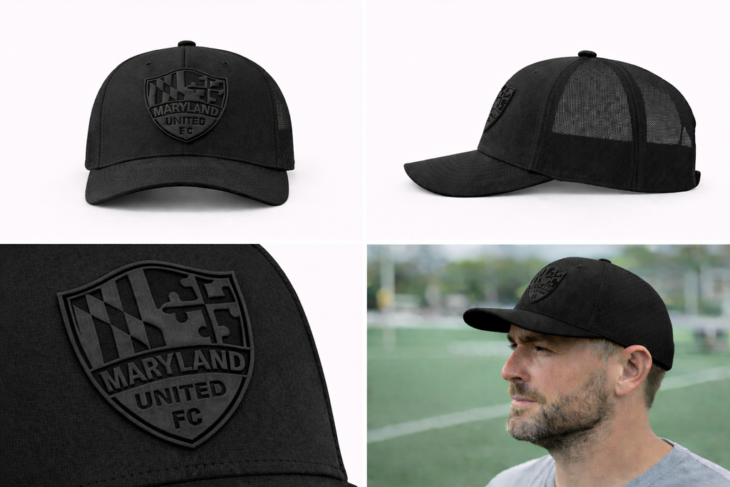 Maryland United Black leather with Red hat