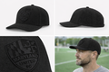 Maryland United Black leather with Premium Black hat
