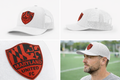 Maryland United Black leather with White hat